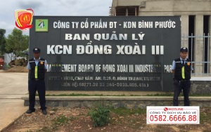 CUNG CẤP DỊCH VỤ BẢO VỆ KHU CÔNG NGHIỆP ĐỒNG XOÀI